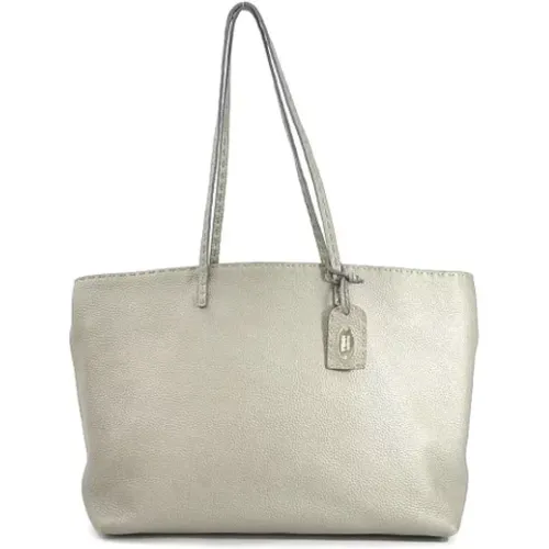 Pre-owned Tote Bags, female, , Size: ONE SIZE Pre-owned Leather fendi-bags - Fendi Vintage - Modalova