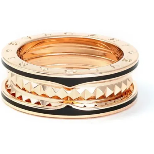 Pre-owned Jewellery, unisex, , Size: ONE SIZE Pre-owned Rose Gold rings - Bvlgari Vintage - Modalova