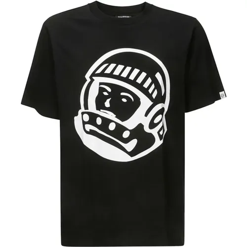 Logo Print Schwarzes T-Shirt , Herren, Größe: L - Billionaire - Modalova