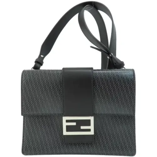 Pre-owned Cross Body Bags, female, , Size: ONE SIZE Pre-owned Leather shoulder-bags - Fendi Vintage - Modalova