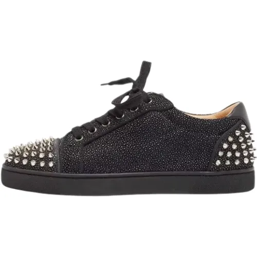 Pre-owned Sneakers, male, , Size: 8 US Pre-owned Leather sneakers - Christian Louboutin Pre-owned - Modalova