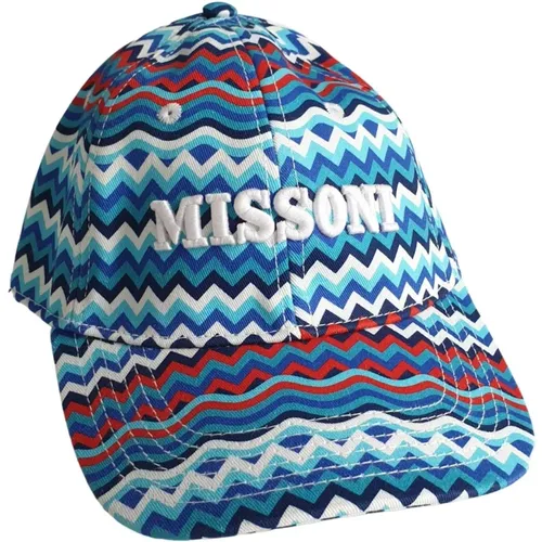 Caps, female, , Size: ONE SIZE Cotton Baseball Cap - Missoni - Modalova