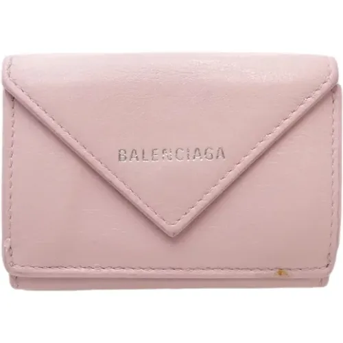 Pre-owned Leather wallets , female, Sizes: ONE SIZE - Balenciaga Vintage - Modalova