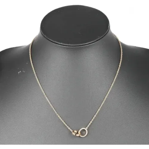 Pre-owned Jewellery, female, , Size: ONE SIZE Pre-owned Rose Gold necklaces - Cartier Vintage - Modalova