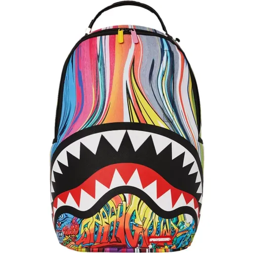 MultiColour Melt Graf Rucksack , unisex, Größe: ONE Size - SPRAYGROUND - Modalova