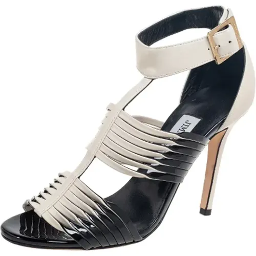 Pre-owned Leather sandals , female, Sizes: 3 UK - Jimmy Choo Pre-owned - Modalova