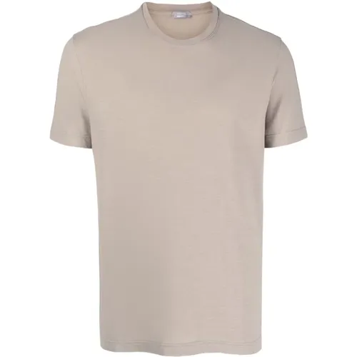 T-shirts and Polos Dove Grey , male, Sizes: 2XL, L, M, XL - Zanone - Modalova