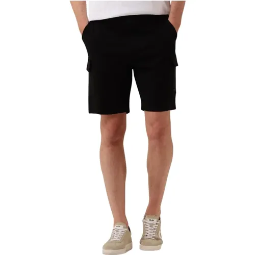 Schwarze Cargo Shorts für den Sommer , Herren, Größe: XL - Pure Path - Modalova