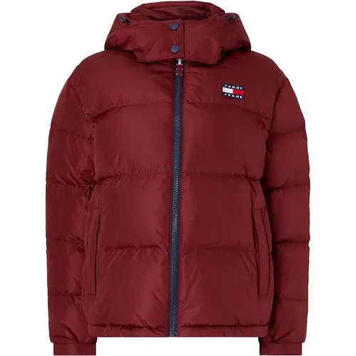 Alaska Pufferjacke mit Kapuze , Damen, Größe: S - Tommy Hilfiger - Modalova