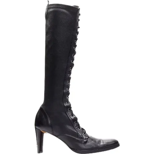 Pre-owned Leather boots , female, Sizes: 4 1/2 UK - Dior Vintage - Modalova