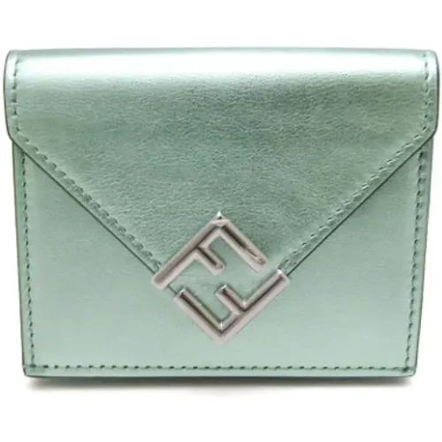 Pre-owned Wallets, female, , Size: ONE SIZE Pre-owned Leather wallets - Fendi Vintage - Modalova