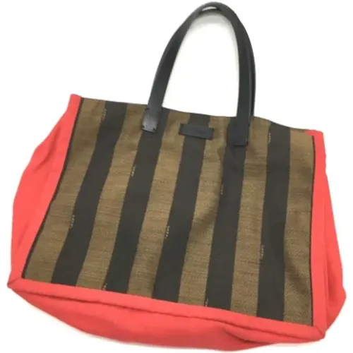 Pre-owned Tote Bags, female, , Size: ONE SIZE Pre-owned Fabric fendi-bags - Fendi Vintage - Modalova