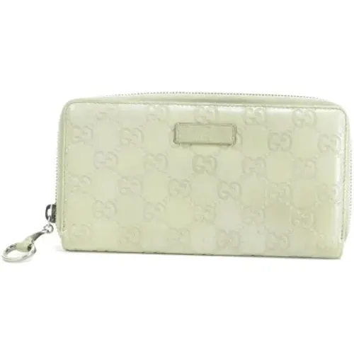 Pre-owned Wallets, female, , Size: ONE SIZE Pre-owned Fabric Wallets - Good Condition - Gucci Vintage - Modalova