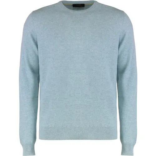 Cashmere Knitwear, male, , Size: L Orvieto Crew Neck Sweater - Moorer - Modalova