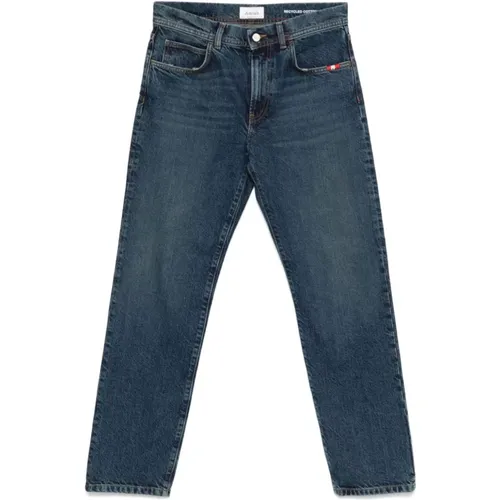 Indigo Denim Jeans , female, Sizes: W26, W29, W28, W27, W25 - Amish - Modalova