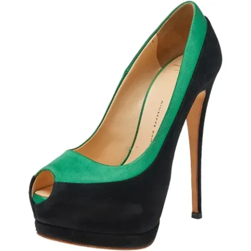 Pre-owned Pumps, female, , Size: 6 US Pre-owned Satin heels - Giuseppe Zanotti Pre-owned - Modalova