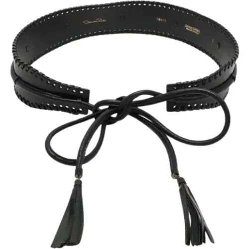 Pre-owned Leather belts , female, Sizes: ONE SIZE - Oscar De La Renta Pre-owned - Modalova