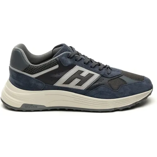 Blaue Sneakers Hyperlight Schnürung , Herren, Größe: 40 1/2 EU - Hogan - Modalova