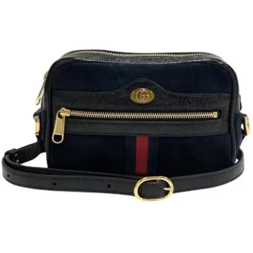 Pre-owned Cross Body Bags, female, , Size: ONE SIZE Pre-owned Suede gucci-bags - Gucci Vintage - Modalova