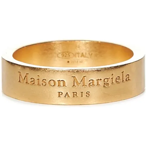 Unisexs Accessories Ring Golden Ss24 , female, Sizes: 47 MM, 48 MM - Maison Margiela - Modalova