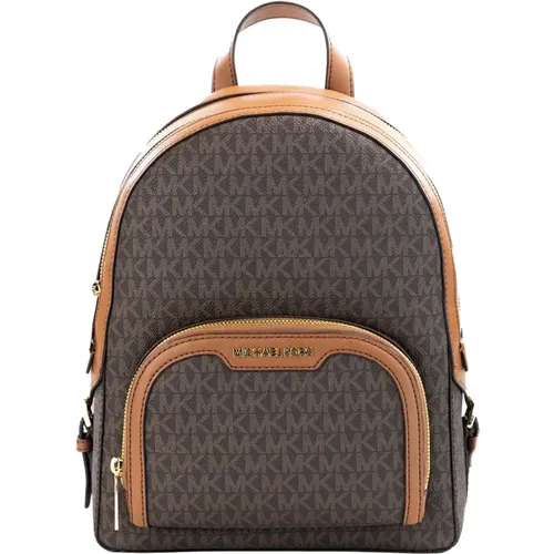 Jaycee Reißverschluss Rucksack Braun Leder - Michael Kors - Modalova