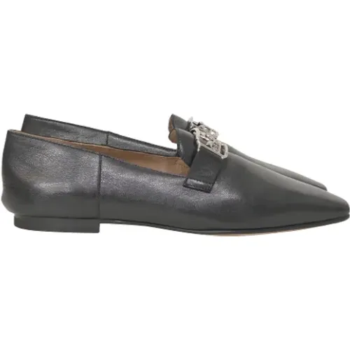 Pre-owned Flats, female, , Size: 5 1/2 US Pre-owned Leather flats - Hermès Vintage - Modalova