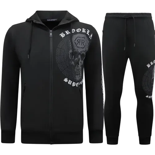 Herren Jogginganzug - Overall - Trainingsanzug - 2673 , Herren, Größe: S - True Rise - Modalova