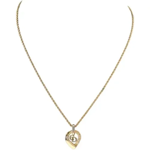 Pre-owned Jewellery, female, , Size: ONE SIZE Pre-owned Metal necklaces - Dior Vintage - Modalova