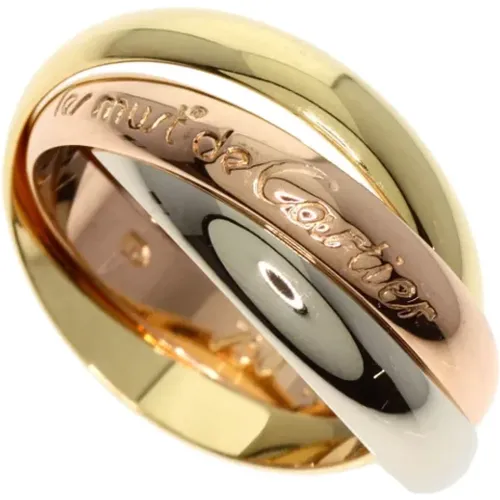 Pre-owned Jewellery, female, , Size: ONE SIZE Pre-owned Rose Gold rings - Cartier Vintage - Modalova