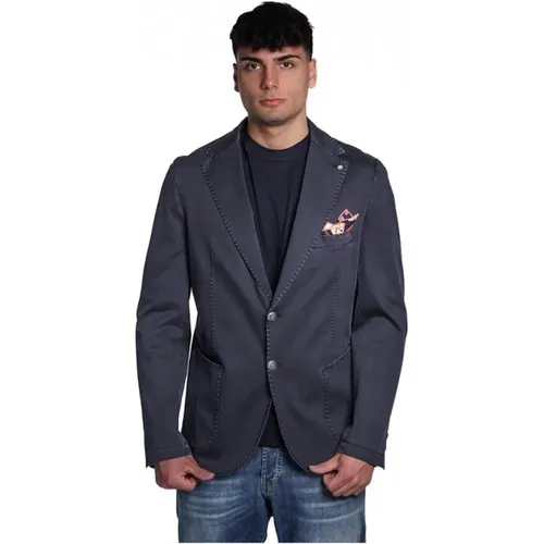 Blaue Baumwollblazer Tedold - R7002 - Philosophy di Lorenzo Serafini - Modalova