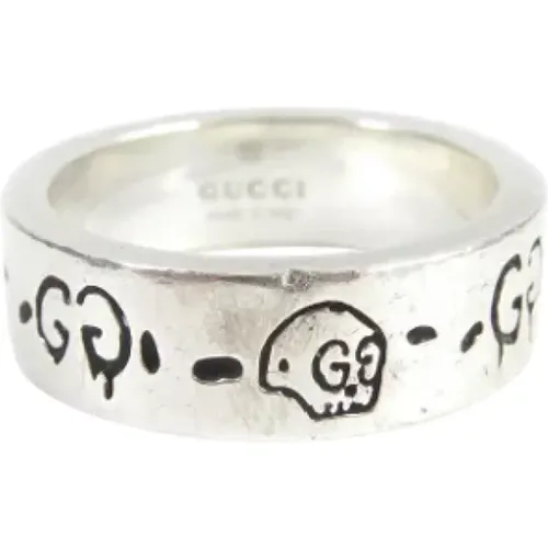 Pre-owned Jewellery, male, , Size: ONE SIZE Pre-owned Metal rings - Gucci Vintage - Modalova