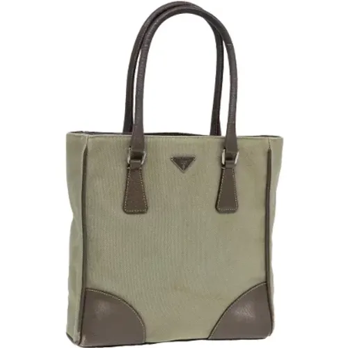 Pre-owned Tote Bags, female, , Size: ONE SIZE Pre-owned Canvas prada-bags - Prada Vintage - Modalova