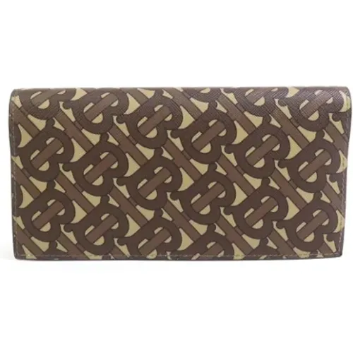 Pre-owned Wallets, female, , Size: ONE SIZE Pre-owned Canvas wallets - Burberry Vintage - Modalova