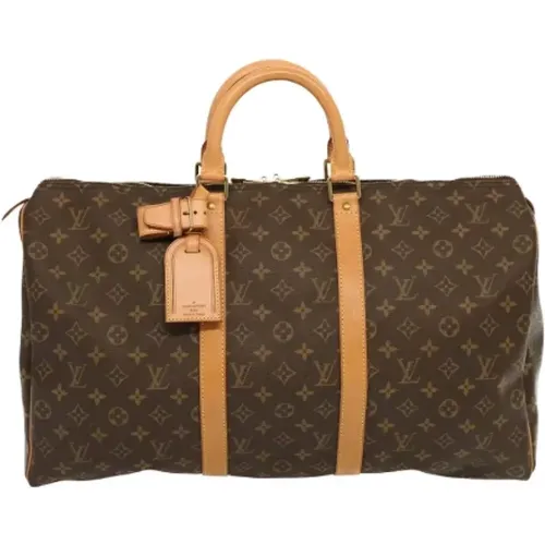 Pre-owned Weekend Bags, female, , Size: ONE SIZE Pre-owned Canvas louis-vuitton-bags - Louis Vuitton Vintage - Modalova