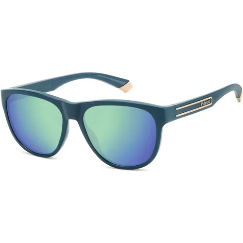 Teal/Green Sunglasses , unisex, Sizes: 56 MM - Polaroid - Modalova