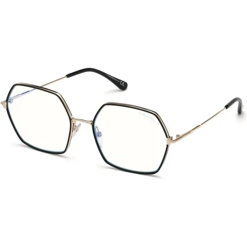 Glasses, female, , Size: 55 MM Fashion Eyeglasses Frame Ft5615-B - Tom Ford - Modalova