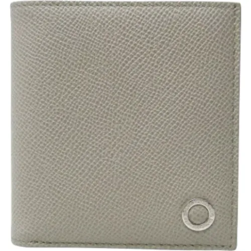 Pre-owned Wallets, male, , Size: ONE SIZE Pre-owned Leather wallets - Bvlgari Vintage - Modalova