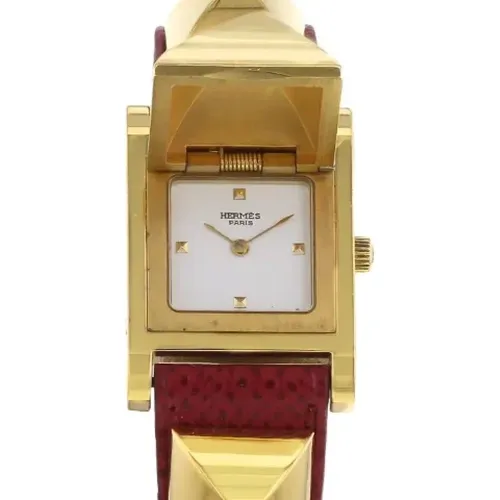 Pre-owned Watches, female, , Size: ONE SIZE Pre-owned Metal watches - Hermès Vintage - Modalova