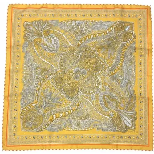 Pre-owned Scarves, female, , Size: ONE SIZE Pre-owned Silk scarves - Hermès Vintage - Modalova