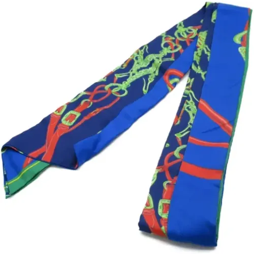 Pre-owned Scarves, female, , Size: ONE SIZE Pre-owned Silk scarves - Hermès Vintage - Modalova