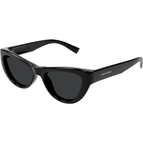 Grey Sunglasses SL 676 , female, Sizes: 53 MM - Saint Laurent - Modalova