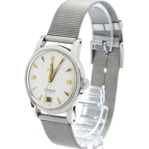 Pre-owned Stainless Steel watches , male, Sizes: ONE SIZE - Omega Vintage - Modalova