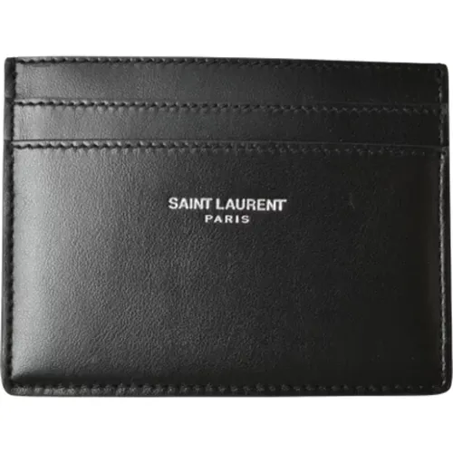 Pre-owned Wallets, female, , Size: ONE SIZE Pre-owned Leather wallets - Yves Saint Laurent Vintage - Modalova