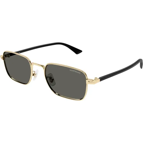 Sunglasses Mb0339S Black , male, Sizes: 53 MM - Montblanc - Modalova