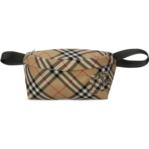 Sand Essential Belt Bag , male, Sizes: ONE SIZE - Burberry - Modalova