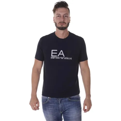 Stylischer Sweatshirt für Männer , Herren, Größe: 2XL - Emporio Armani EA7 - Modalova