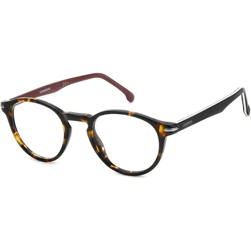 Stilvolle Brillengestelle in Dark Havana , unisex, Größe: 48 MM - Carrera - Modalova