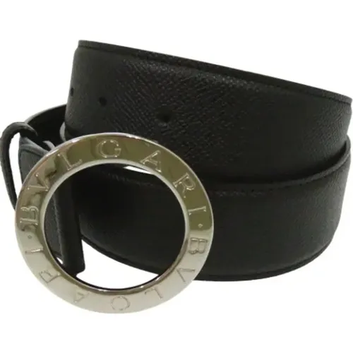 Pre-owned Leather belts , male, Sizes: ONE SIZE - Bvlgari Vintage - Modalova