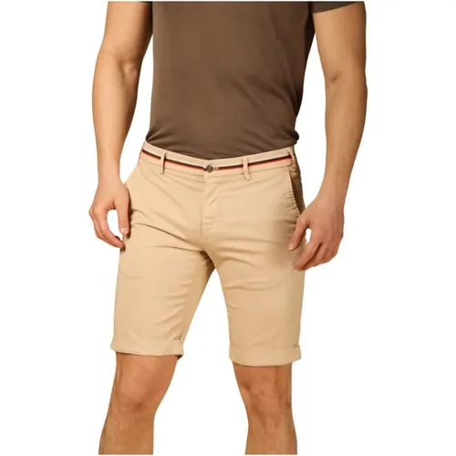 Slim Stretch Chino Bermuda Shorts , Herren, Größe: L - Mason's - Modalova