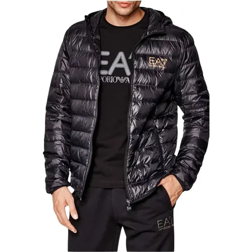 Winter Jackets , Herren, Größe: L - Emporio Armani EA7 - Modalova